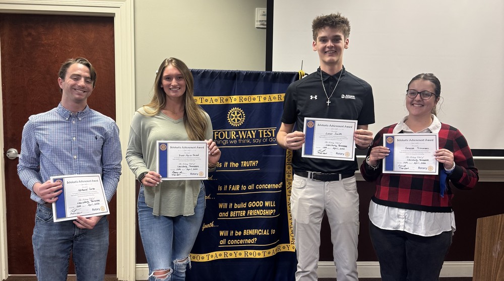 Rotary Students of the Month