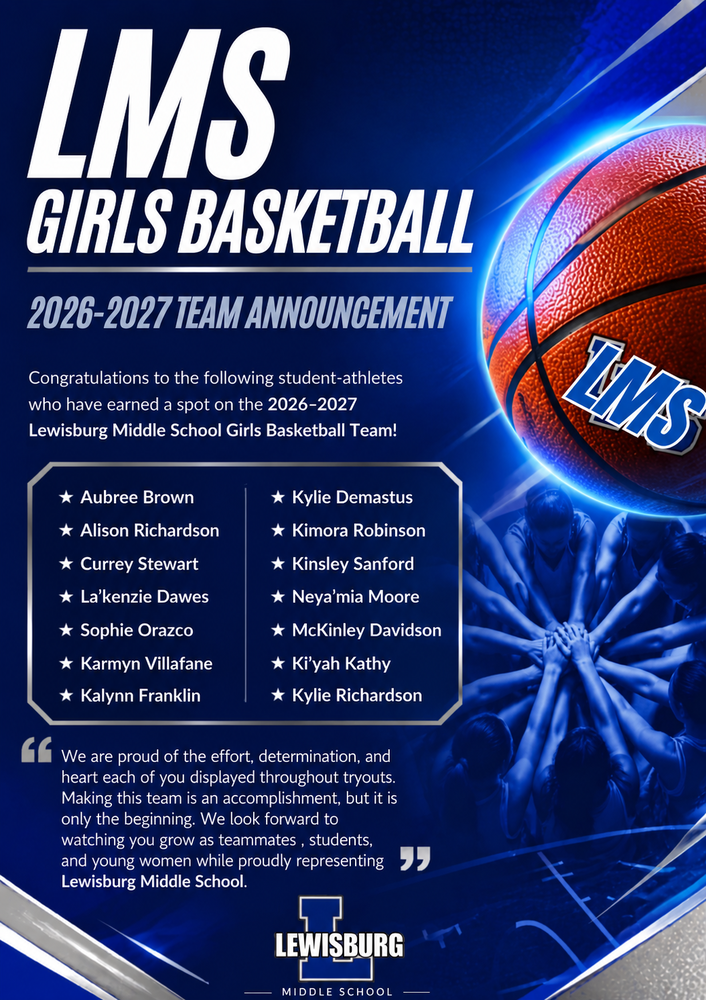 LMS Girls Basketball Roster
