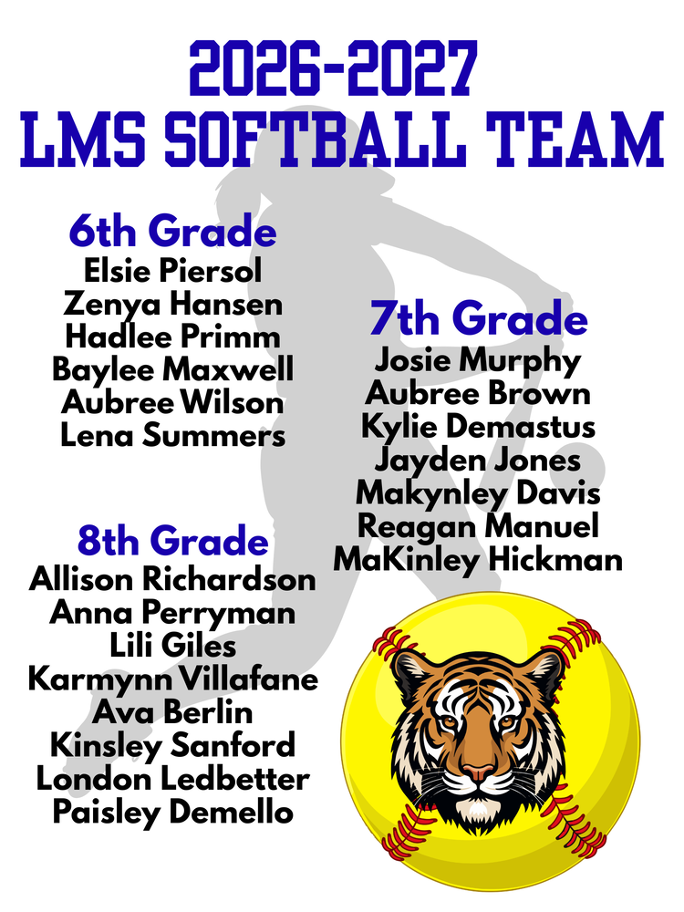 26-27 LMS Softball Team