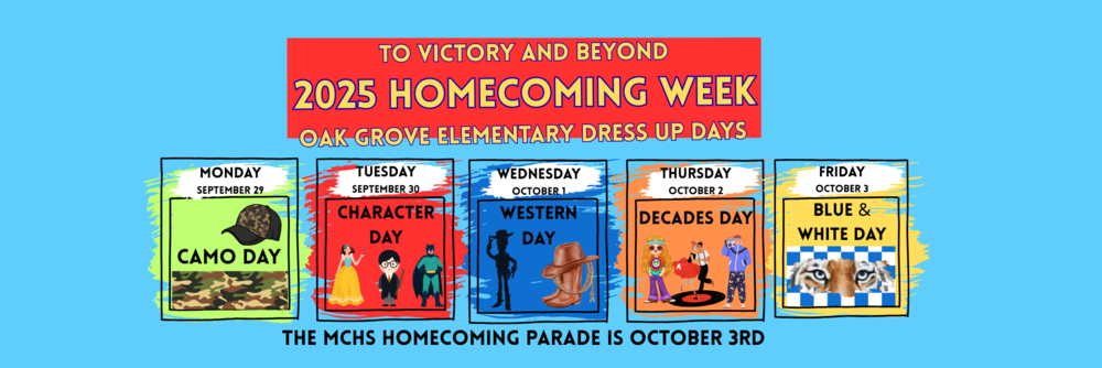 OGES Homecoming Dress Up Days