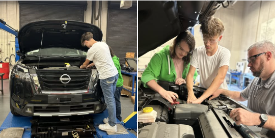 Nissan Donates Vehicle to Automotive Program