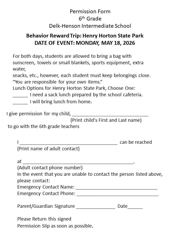 6th Grade Field Trips(2)
