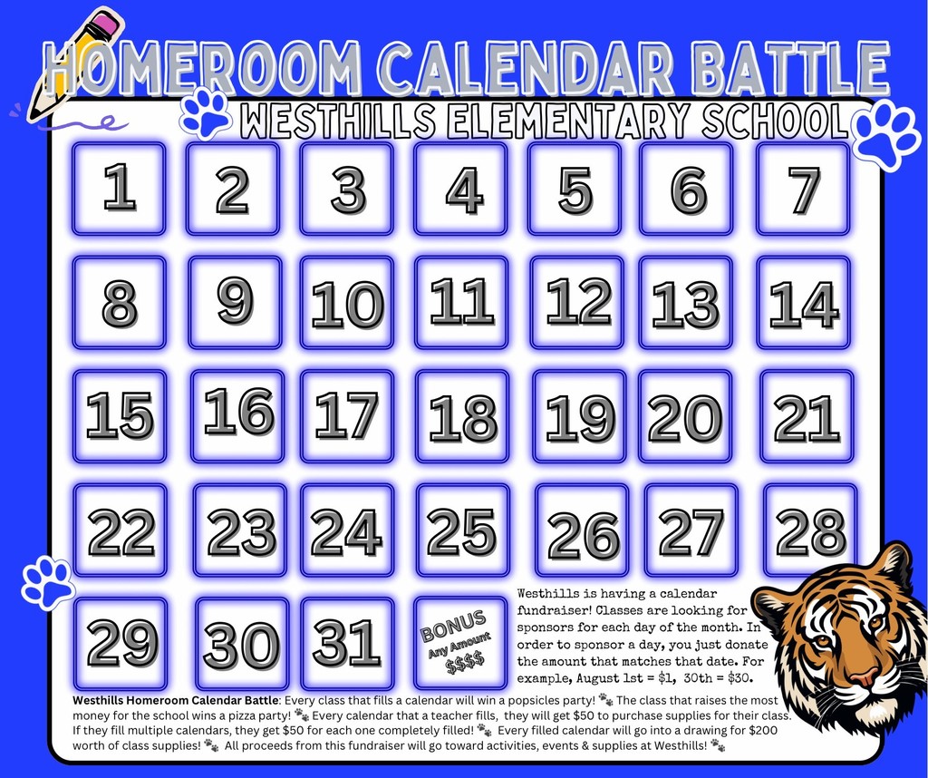 Calendar Fundraiser