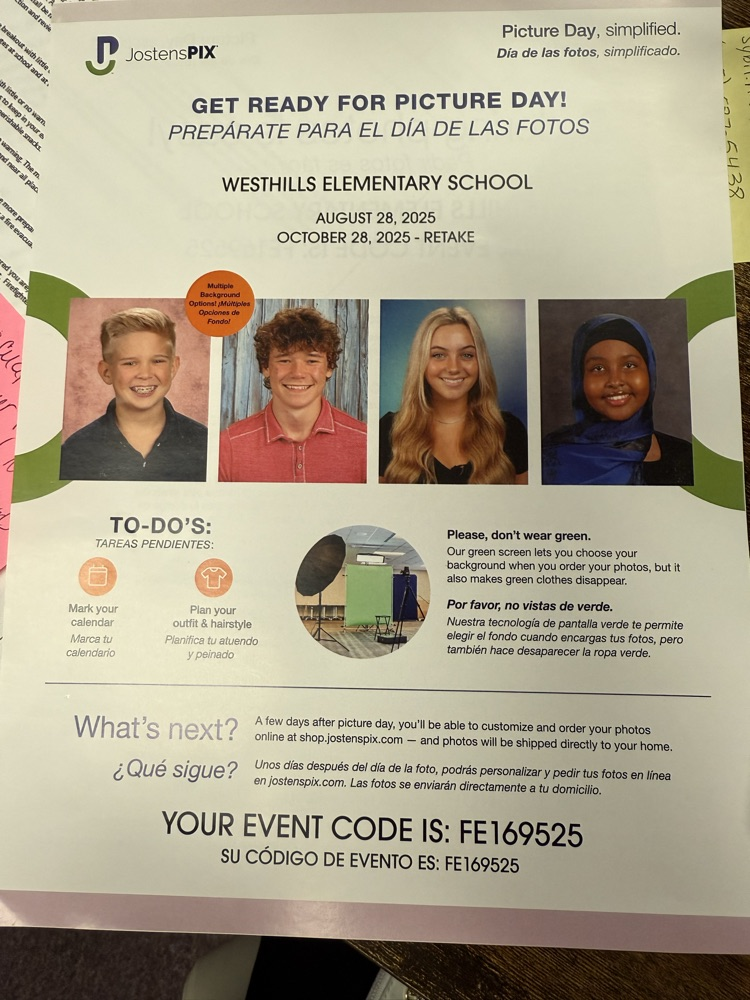 Picture Day Flyer