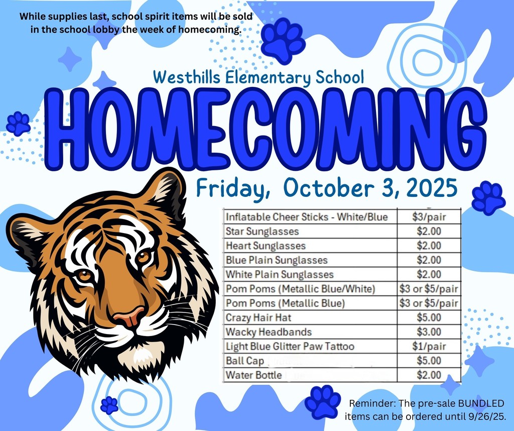 Homecoming 2025 Spirit Items