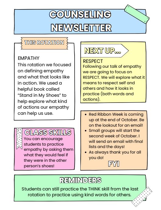 Counseling Newsletter 9.26.25