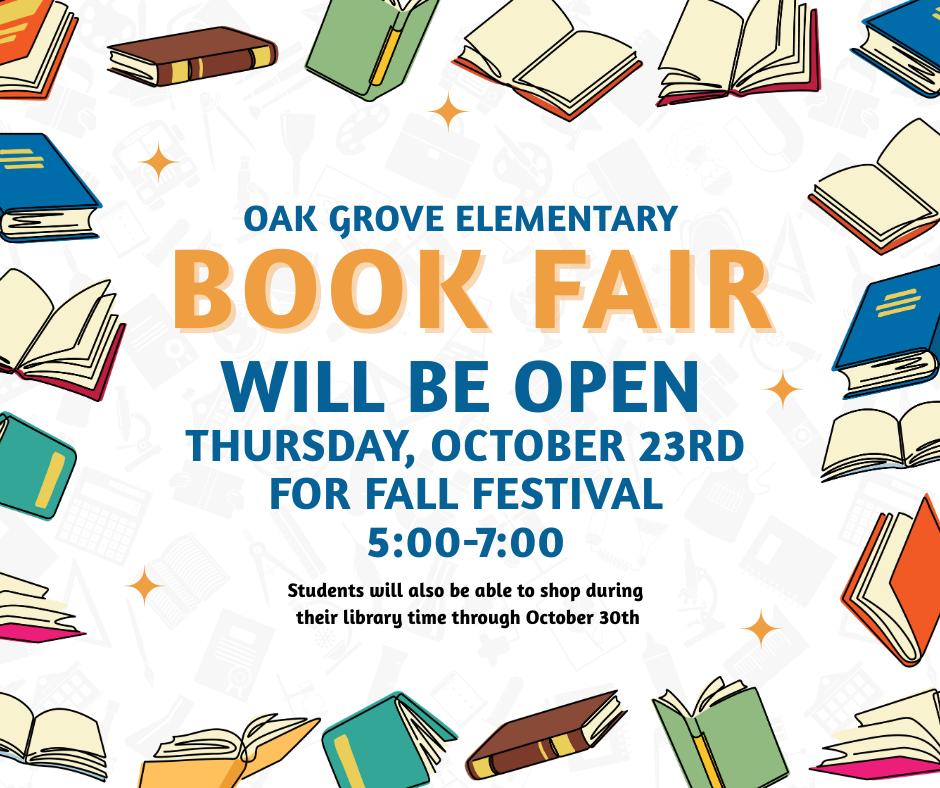 Book Fair opens 10/23