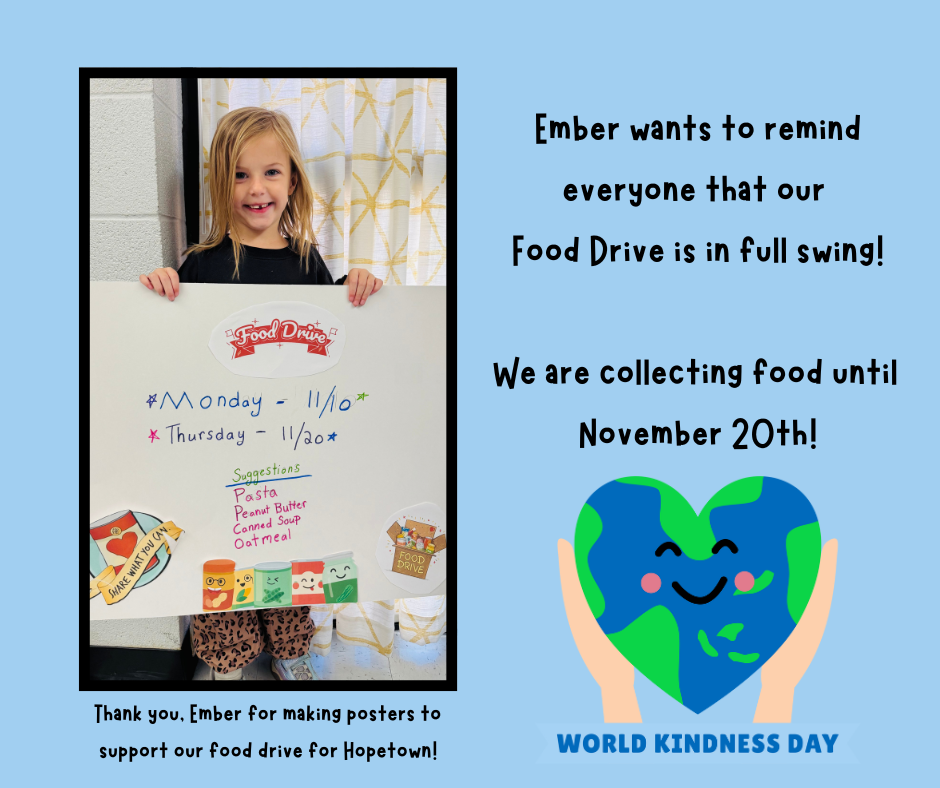 Food Drive until 11/20