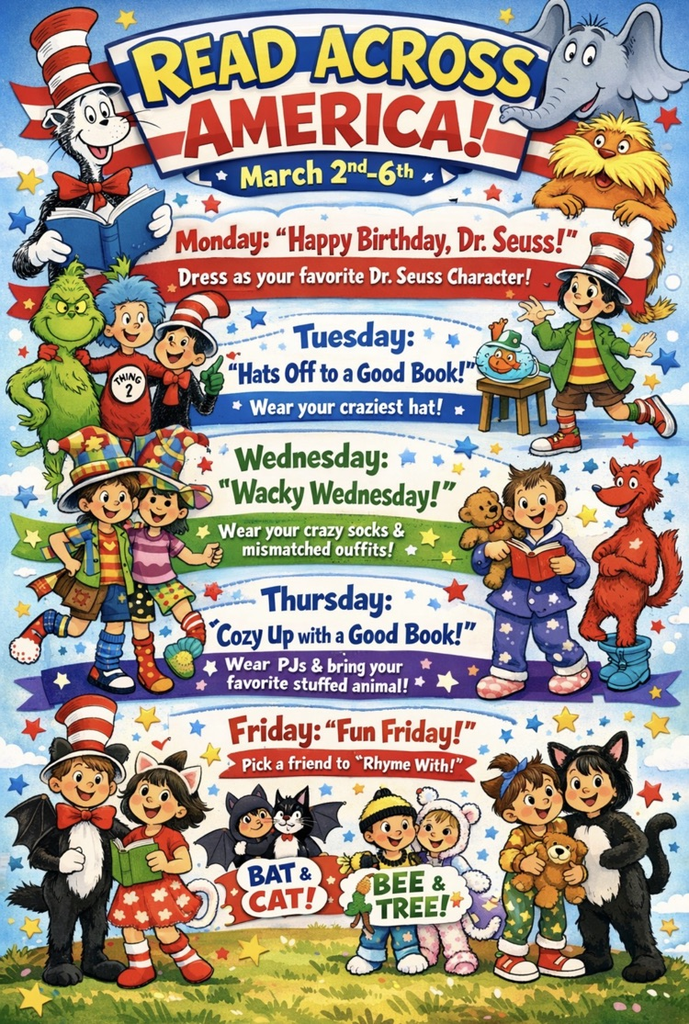 Read Across America Dress Up Days