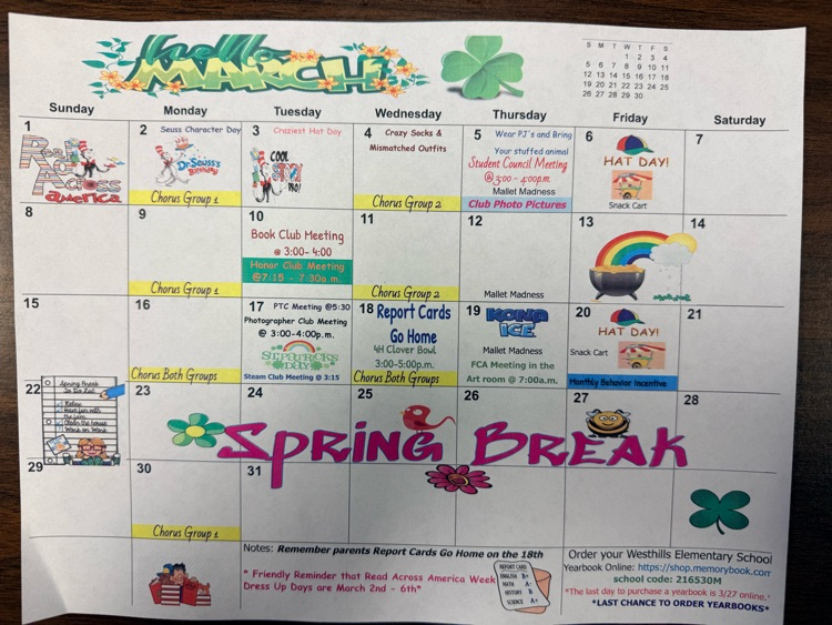 march calendar
