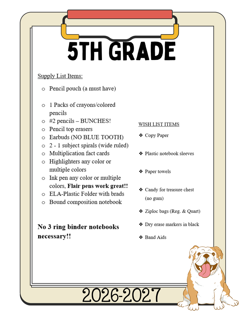 5th Grade