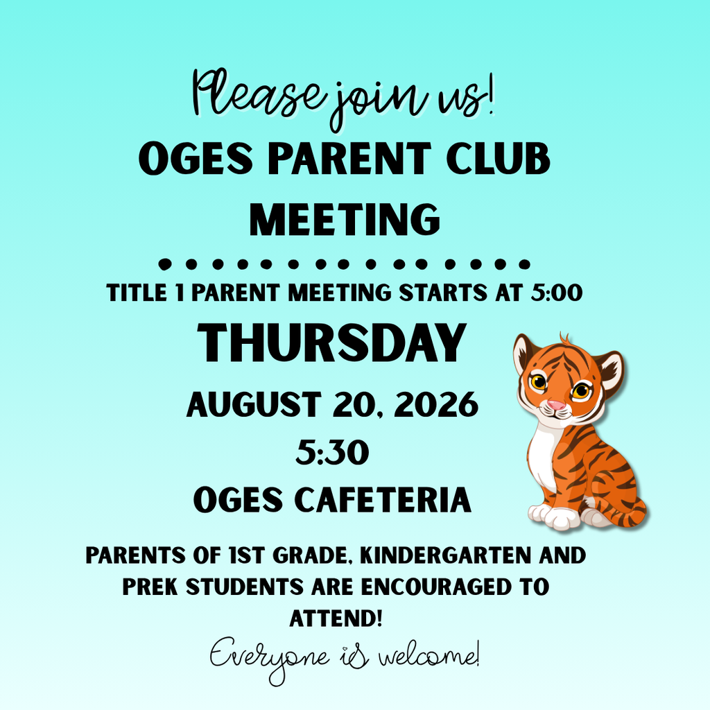 Parent Club Meeting 8/20