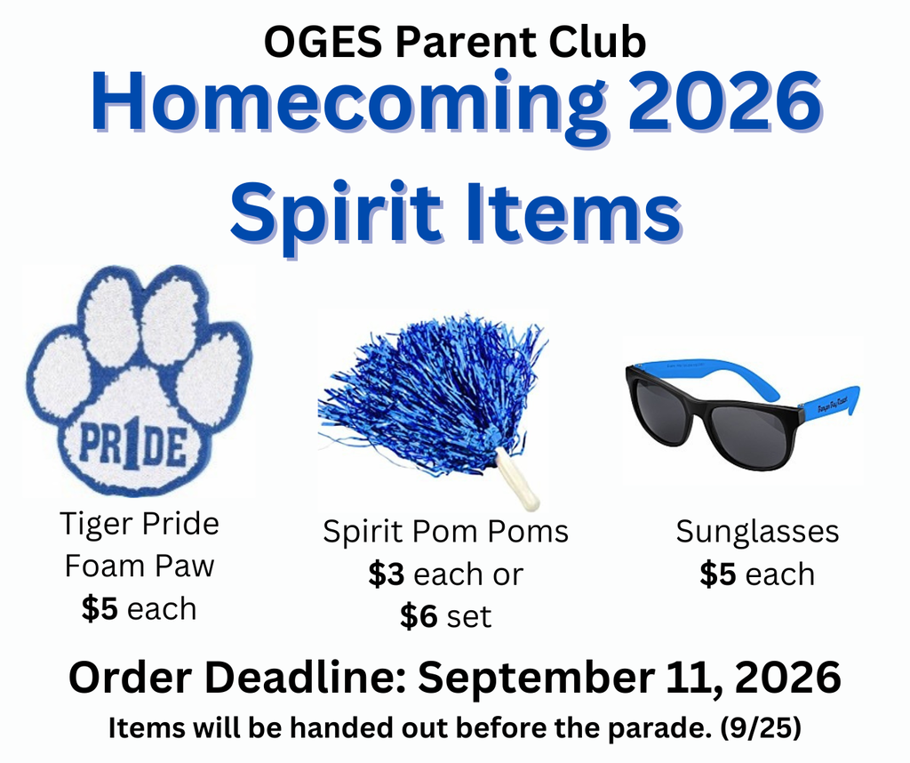 Homecoming Spirit Items 2026