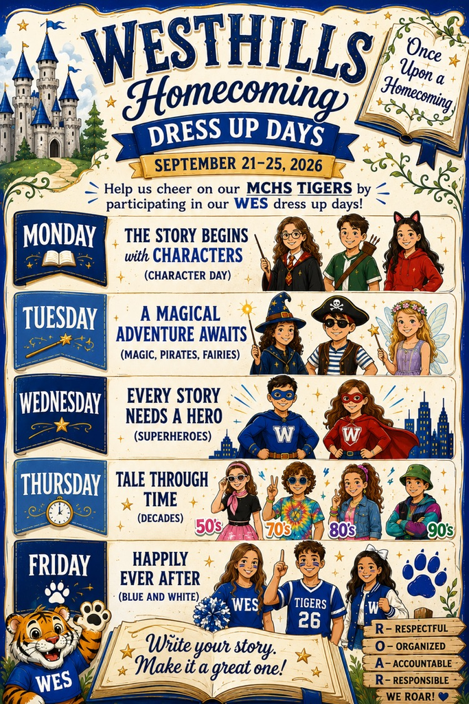 homecoming dress up days
