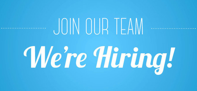 We are hiring!