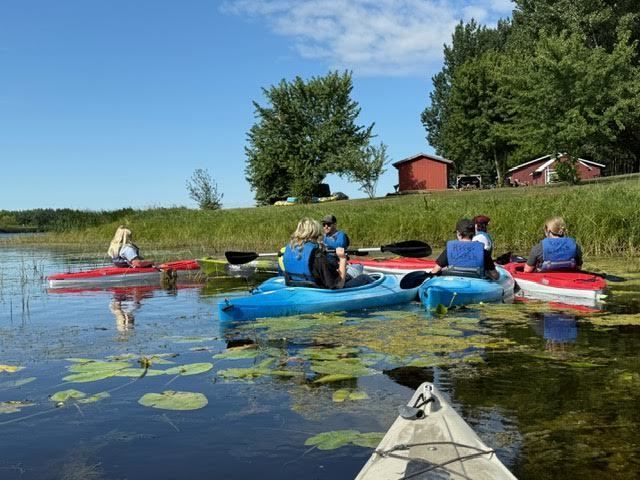 Last year’s River Watch team, with Ms. Melgaard, went kayaking at Marshall County Park on Monday, August 25. They looked at the river and watershed system, local plants and local animals.