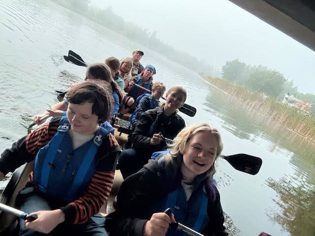 River Watch, advised by Ms. Melgaard, went to their fall Kickoff event in Thief River Falls where they went canoeing, learned about their watershed, and learned about their challenge for the year, along with other River Watch teams in the area.