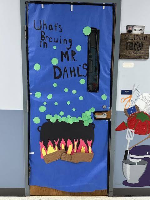 Decorated Doors throughout the High School - well done students and staff!