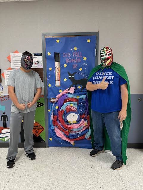 Decorated Doors throughout the High School - well done students and staff!