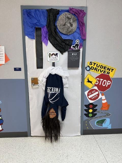 Decorated Doors throughout the High School - well done students and staff!