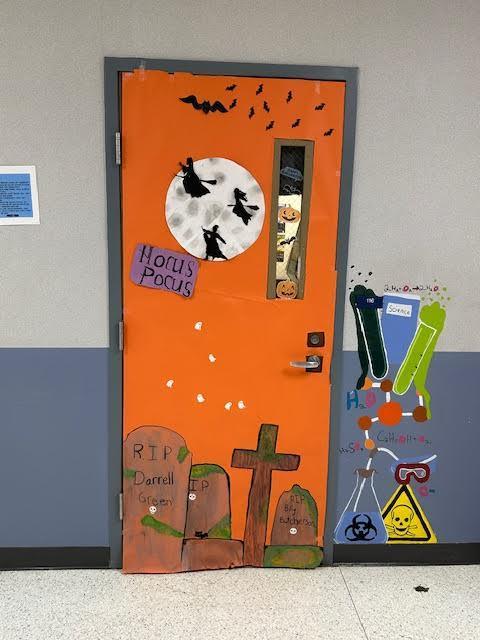 Decorated Doors throughout the High School - well done students and staff!