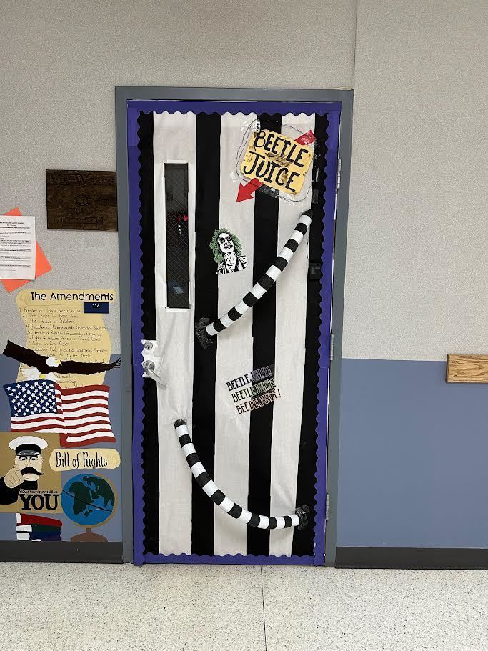 Decorated Doors throughout the High School - well done students and staff!