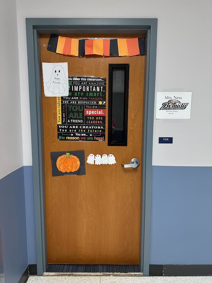 Decorated Doors throughout the High School - well done students and staff!