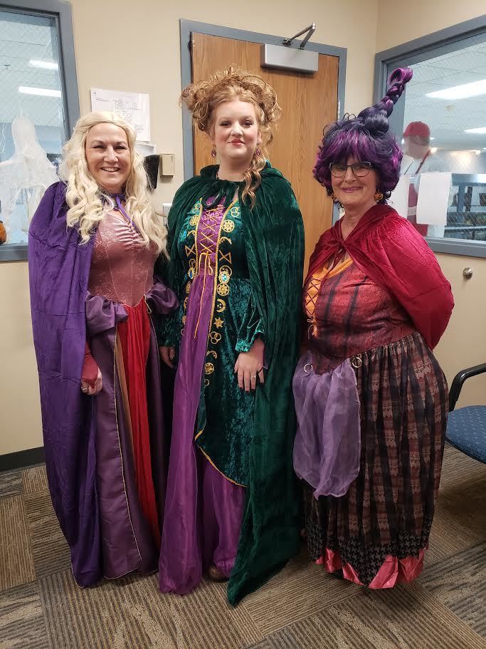 Staff also getting in the Halloween Spirit!