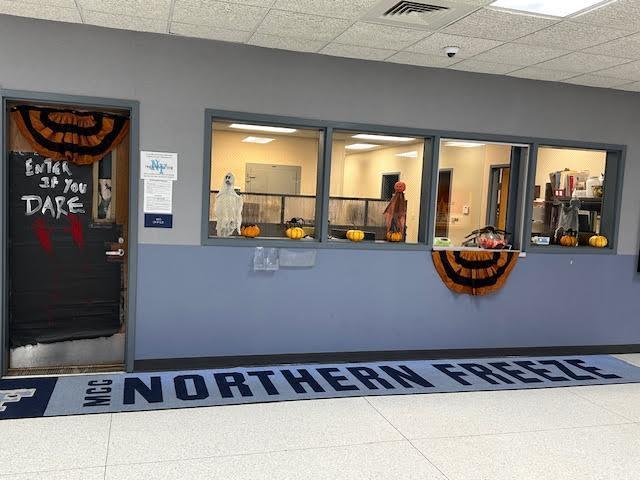 Staff also getting in the Halloween Spirit!