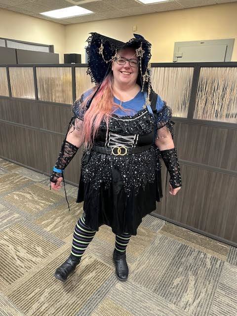 Staff also getting in the Halloween Spirit!