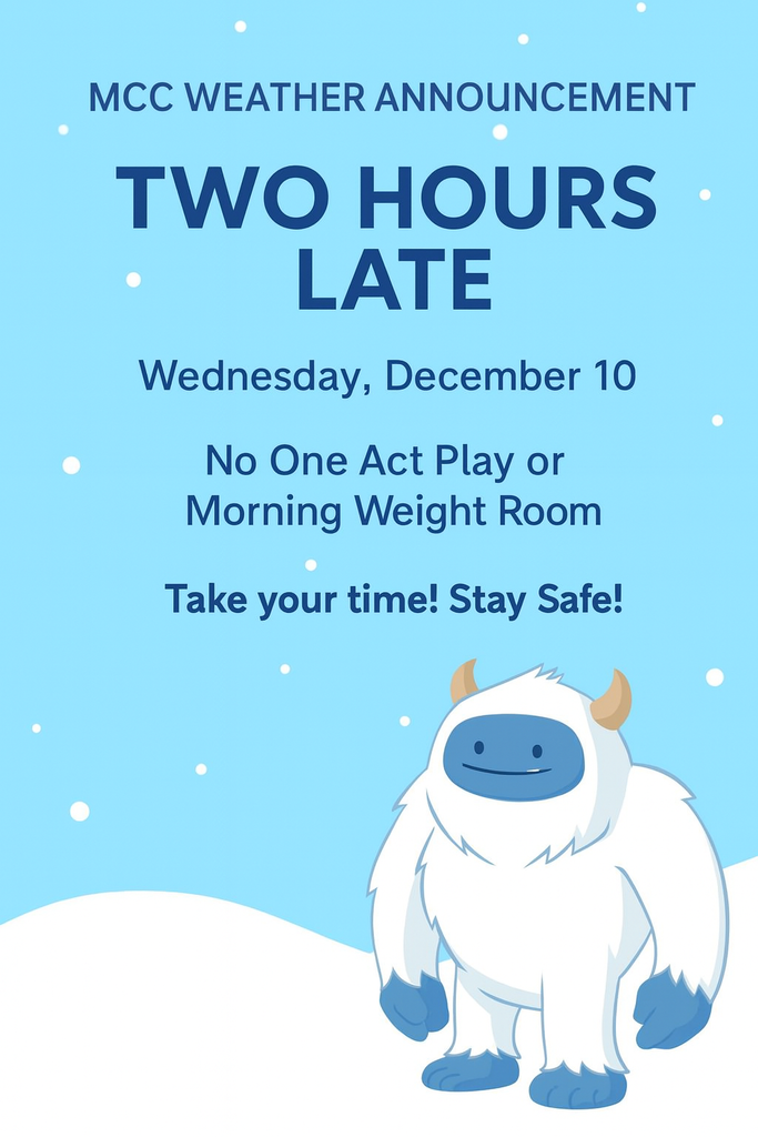 Two Hours Late Announcement