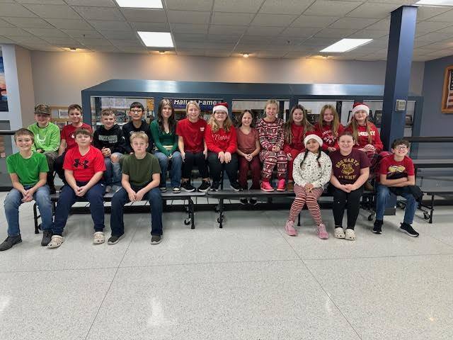 Red vs Green Dress Up Day for 5th and 6th grade!