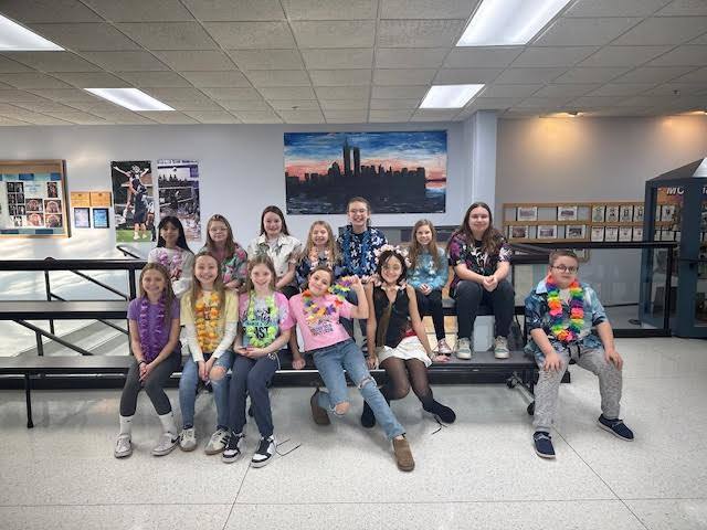 SnoFest week is here! Dress up day today was Hawaiian Day 