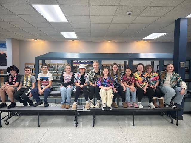 SnoFest week is here! Dress up day today was Hawaiian Day 