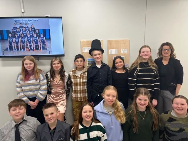 Middle School has dress up days for I love to read month! Yesterday (2/11) was Red vs Pink Day and today (2/12) was Formal Day!  