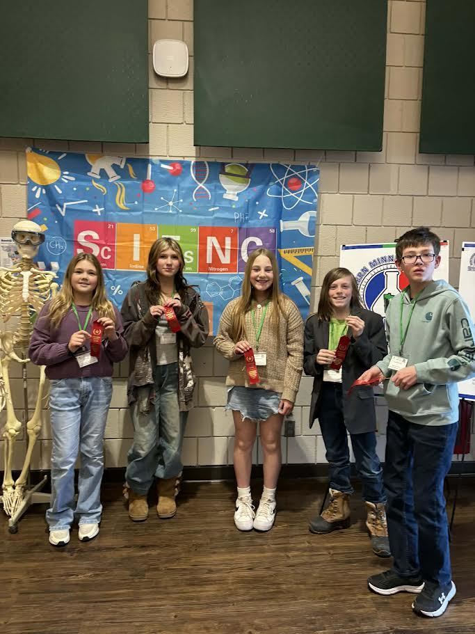 6th Grade Science Fair update - Purple Ribbon winners were Grand Champion in their category, Blue Ribbons placed first in their categories and Red Ribbons placed second in their categories - Congratulations to all!