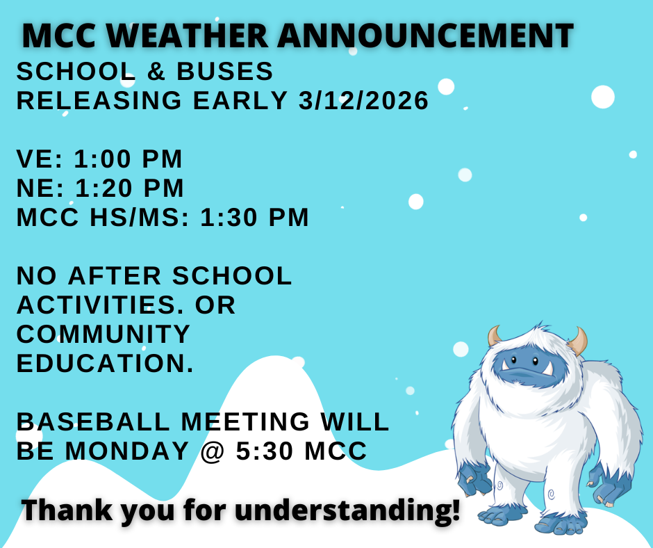 Weather Announcement