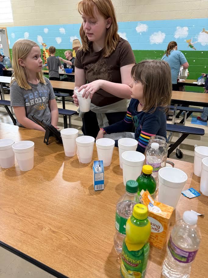 Ms. Melgaard’s CIS Chemistry students went over to Newfolden Elementary and taught the 2nd graders chemistry on Friday, April 24th