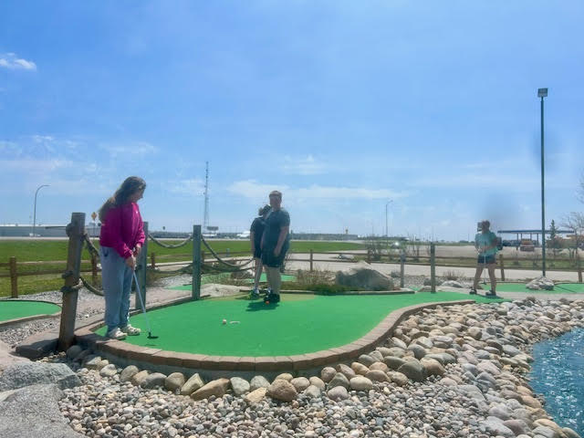 On Thursday May 21st, 5th and 6th grade students earned an AR reward trip to Falls Stay 'N Play for a round of mini golf, games, and treats! Great Job Students!