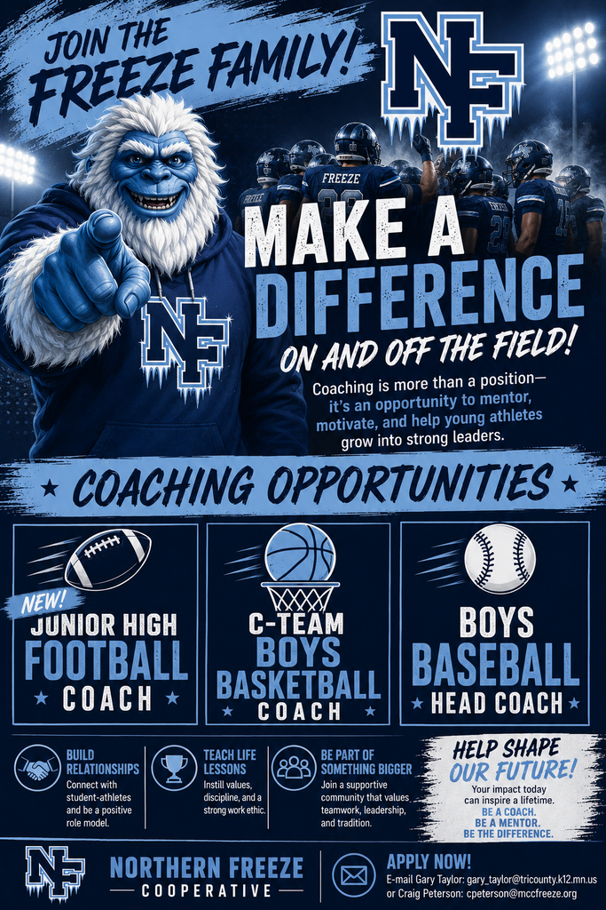 Northern Freeze Coaching Opportunities