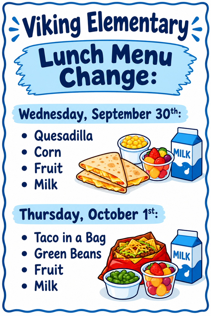 Menu Change
