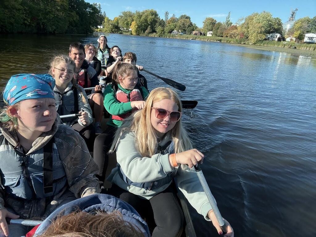 River Watch, advised by Ms. Melgaard, went to their Kick off event in Thief River Falls on Wednesday (9/23). We canoed, met other River Watch teams from the area, and learned about our challenge for the year.