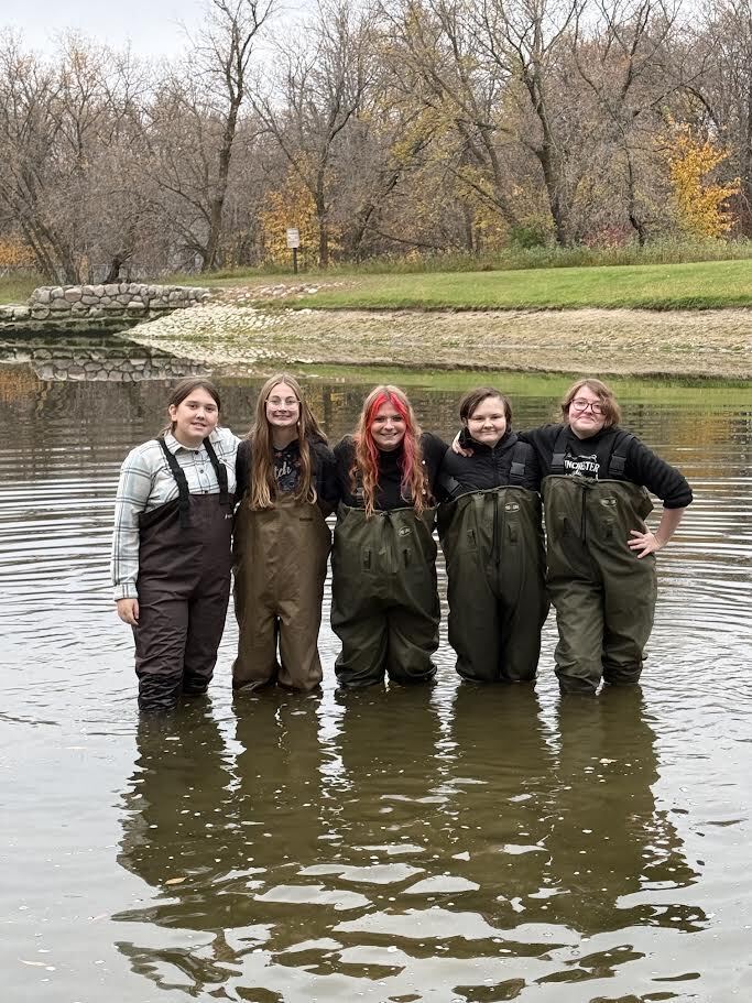 On Wednesday the MCC River Watch team collected and identified macro invertebrates at Old Mill State Park.