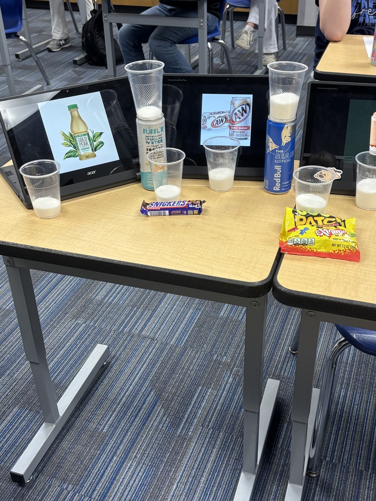 Health 10 class brought in their favorite sugary drink or looked up their favorite sugary treat and converted the grams to tsp. of sugar.  It was eye opening how much sugar is in our everyday snack, drink choices.  Should this be legal, should we be made more aware of the impacts of this much sugar? 