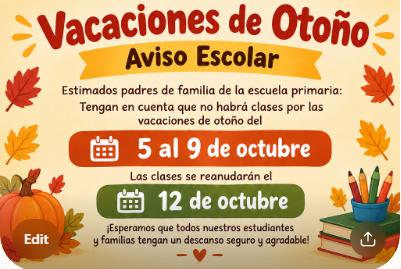 Vacaciones de Otono