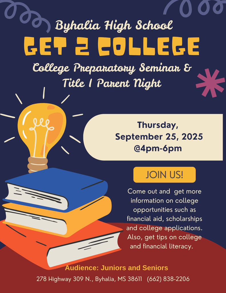 Attention Juniors and Seniors! Get 2 College Night Thursday, September 25th 4pm-6pm