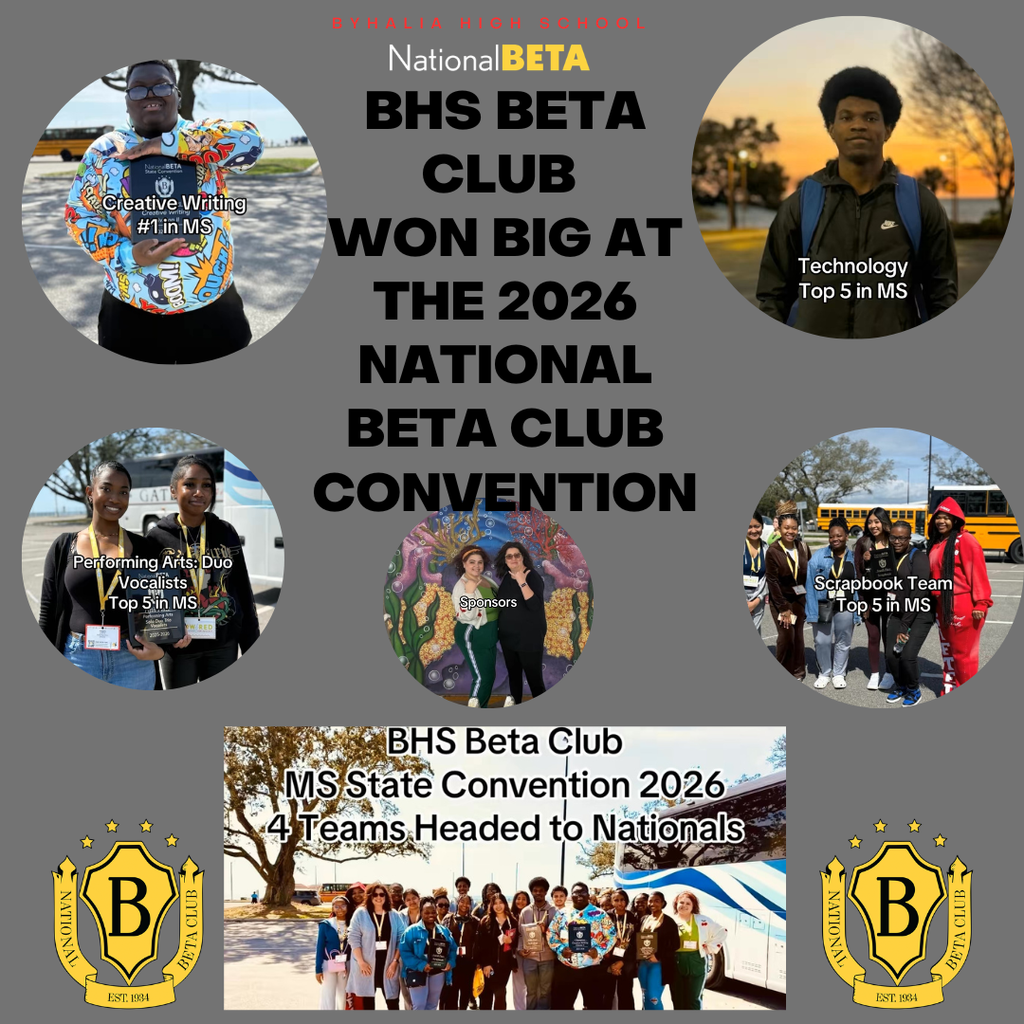 BHS Beta Club  attends the 2026 MS State Convention.