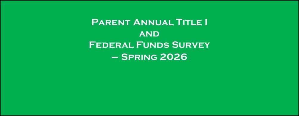 Annual Title I Parent Survey