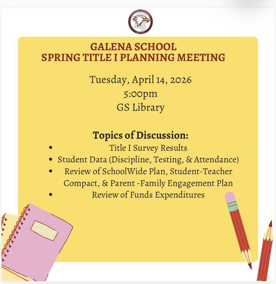 Spring Title I Planning Meeting