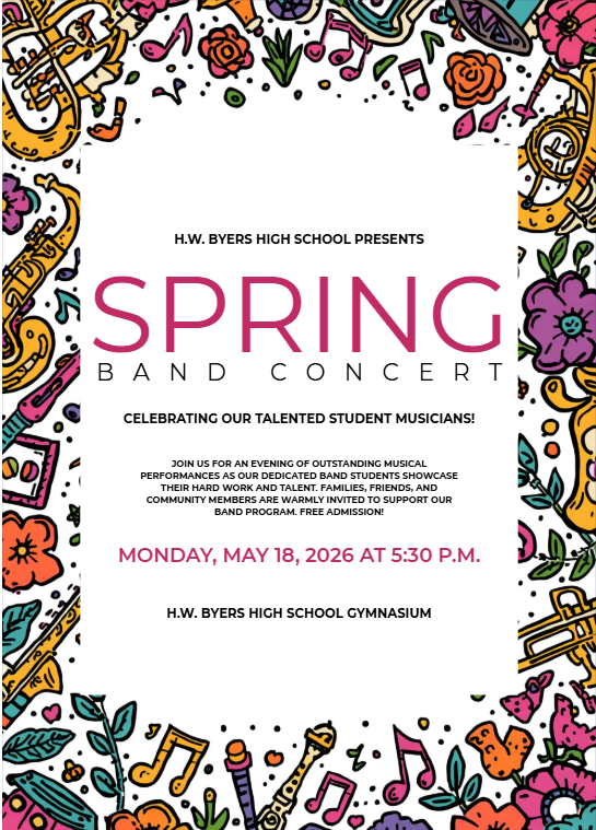 H.W. Byers High Spring Band Concert